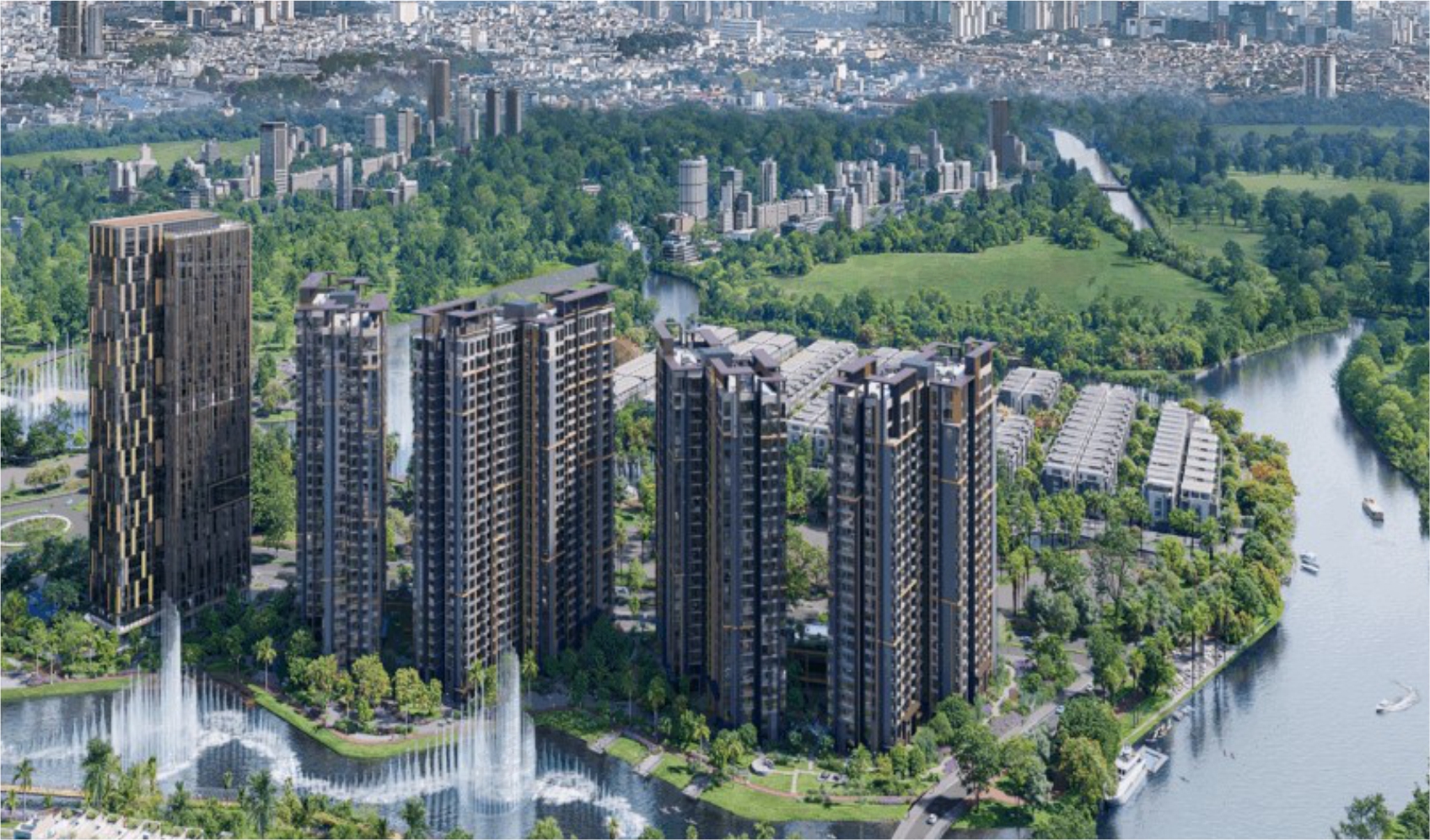 [The Global City] Masteri Park Place – A Symphony of Water & Light